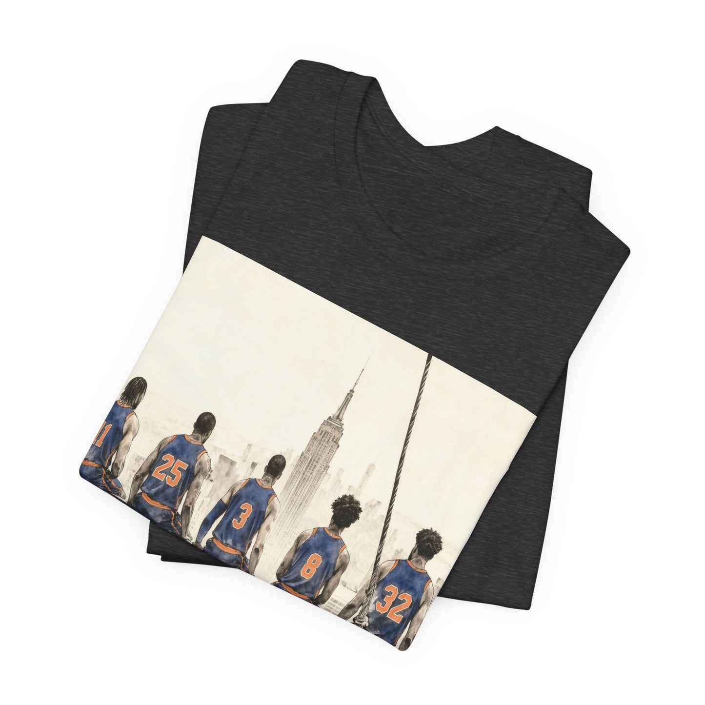NYC Skyline Lunch Crew T-Shirt — Vintage Construction Workers Graphic Tee