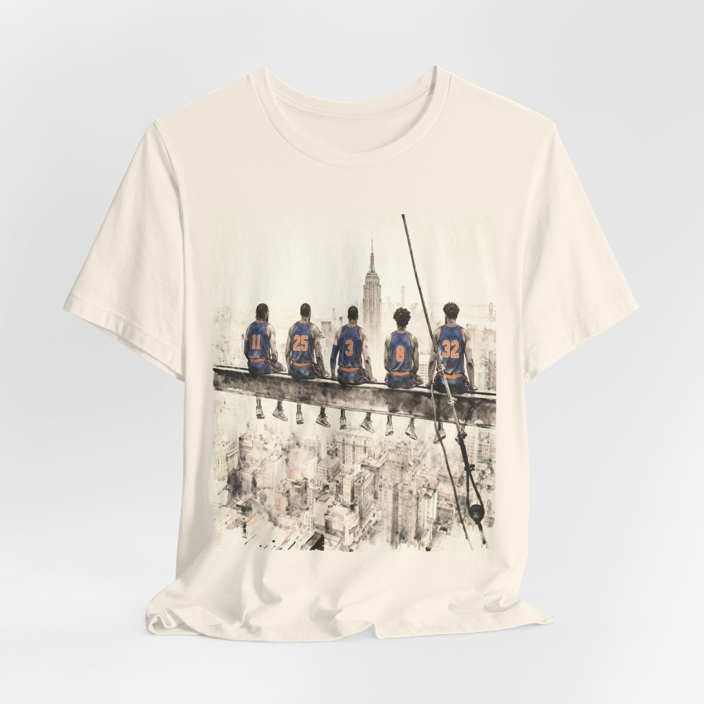 NYC Skyline Lunch Crew T-Shirt — Vintage Construction Workers Graphic Tee