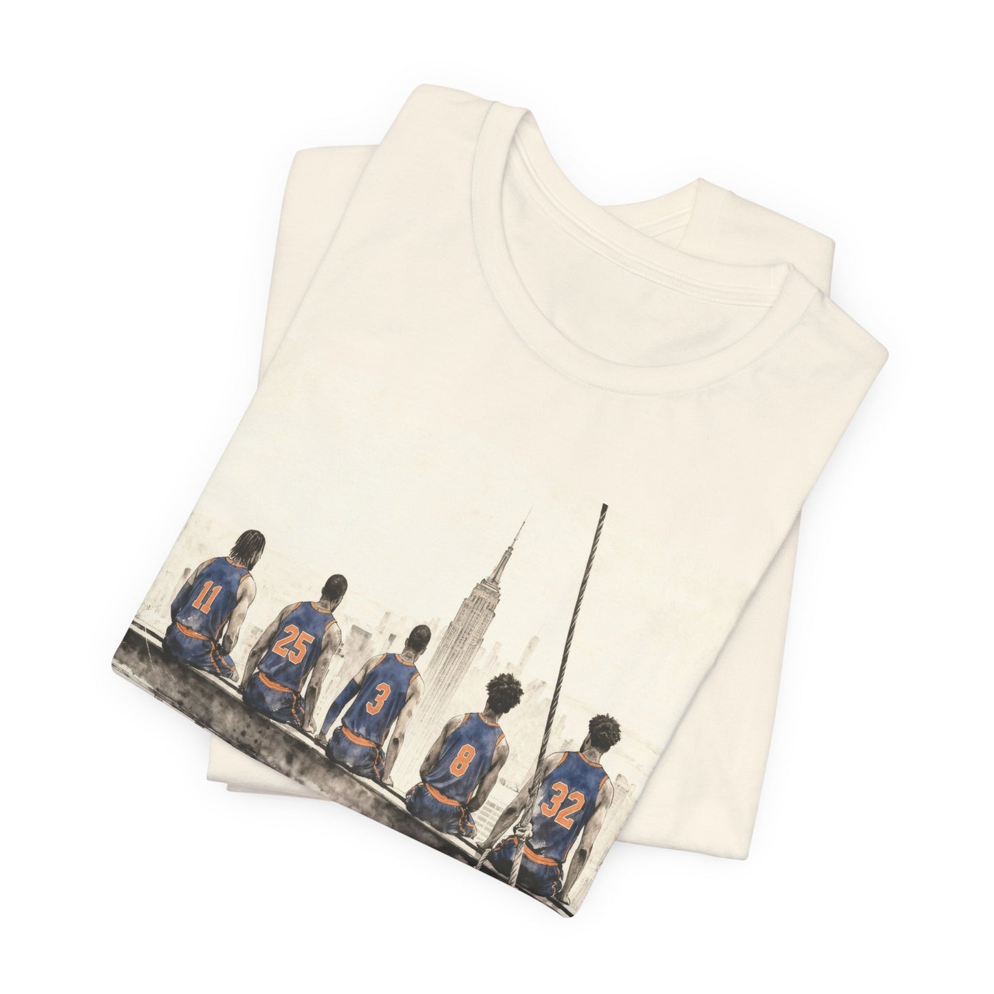 NYC Skyline Lunch Crew T-Shirt — Vintage Construction Workers Graphic Tee