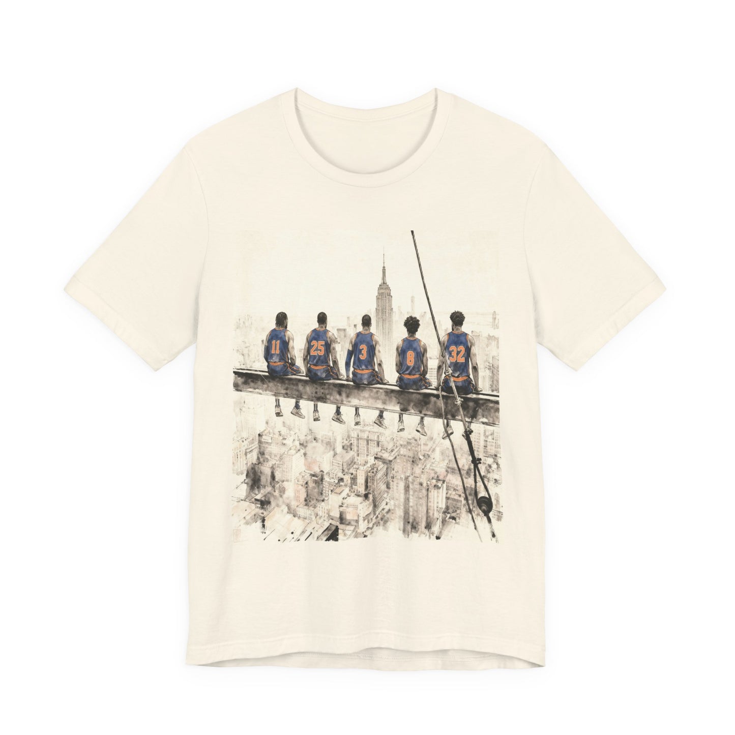 NYC Skyline Lunch Crew T-Shirt — Vintage Construction Workers Graphic Tee