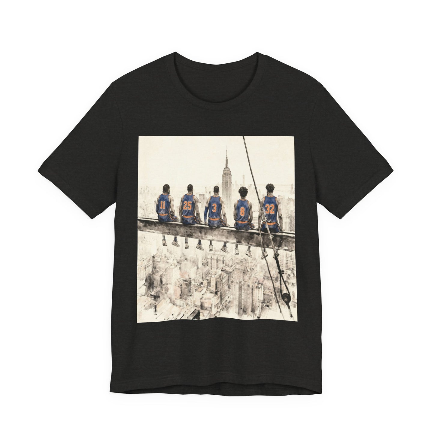 NYC Skyline Lunch Crew T-Shirt — Vintage Construction Workers Graphic Tee