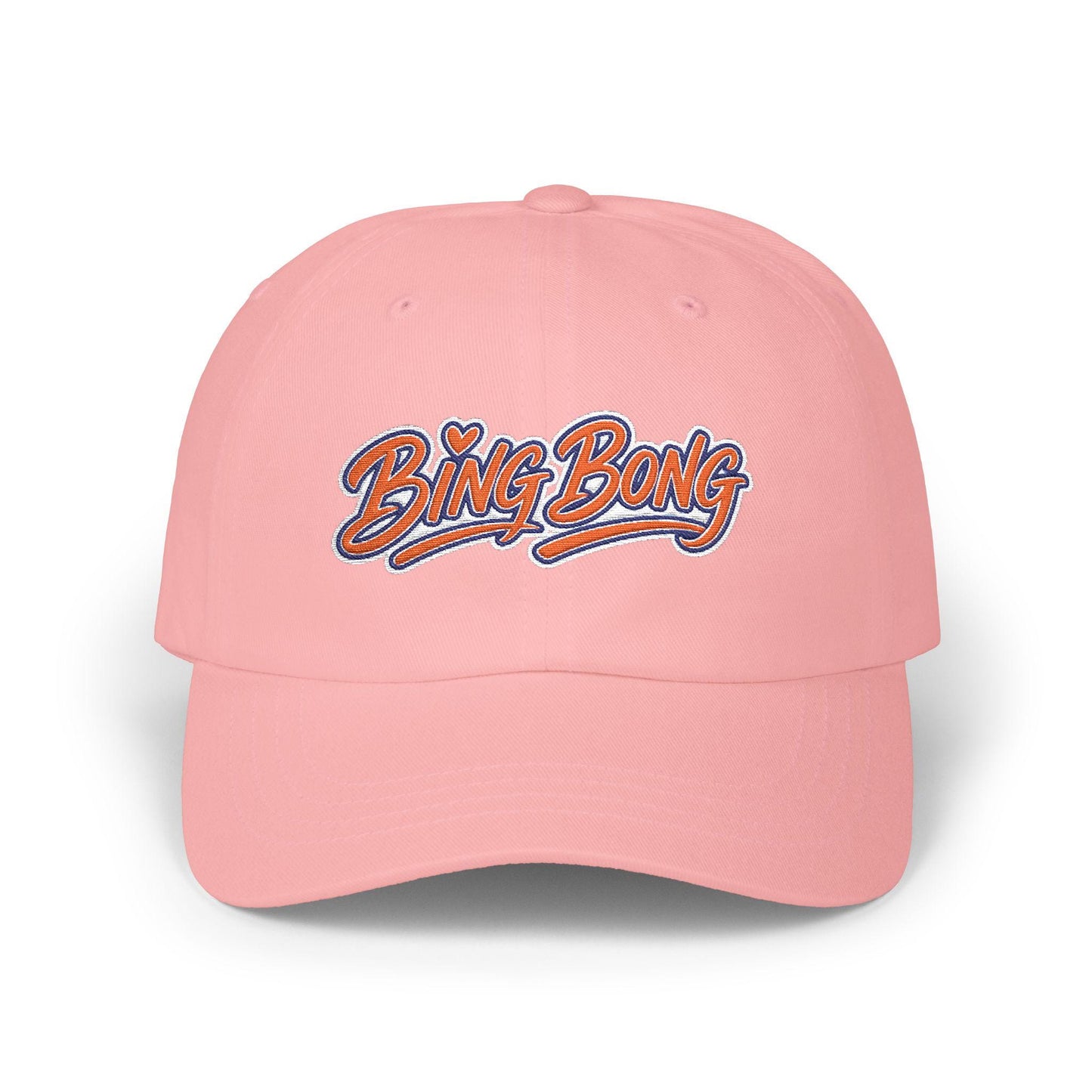 Bing Bong script logo, Knicks inspired Cap, embroidered NY basketball hat