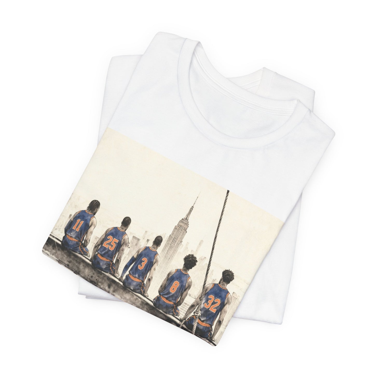 NYC Skyline Lunch Crew T-Shirt — Vintage Construction Workers Graphic Tee