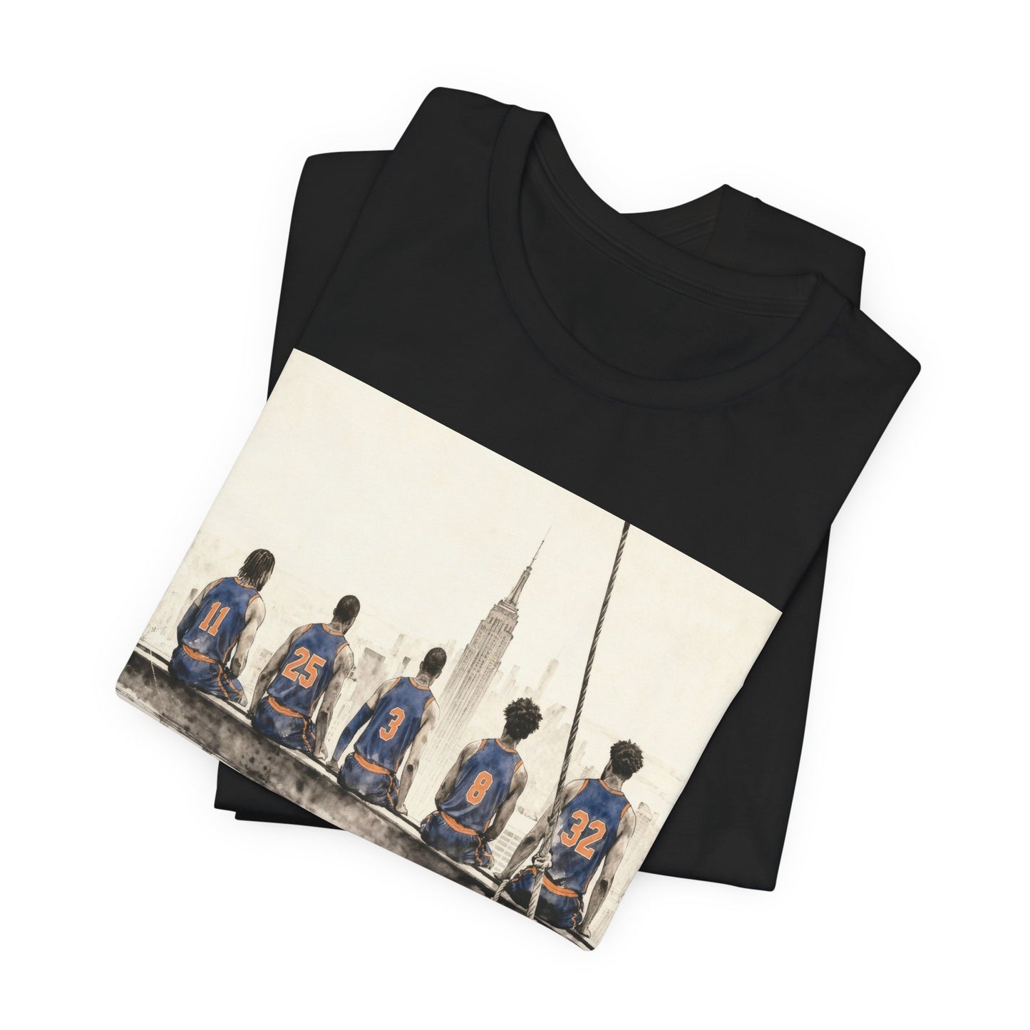 NYC Skyline Lunch Crew T-Shirt — Vintage Construction Workers Graphic Tee