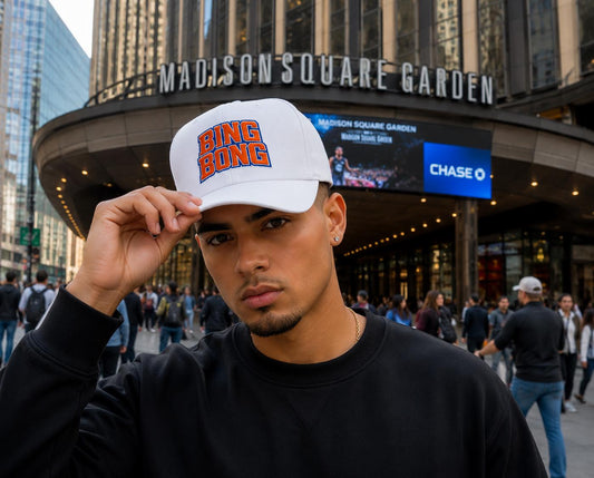 Bing Bong embroidered Knicks Inspired Hat | NY Basketball