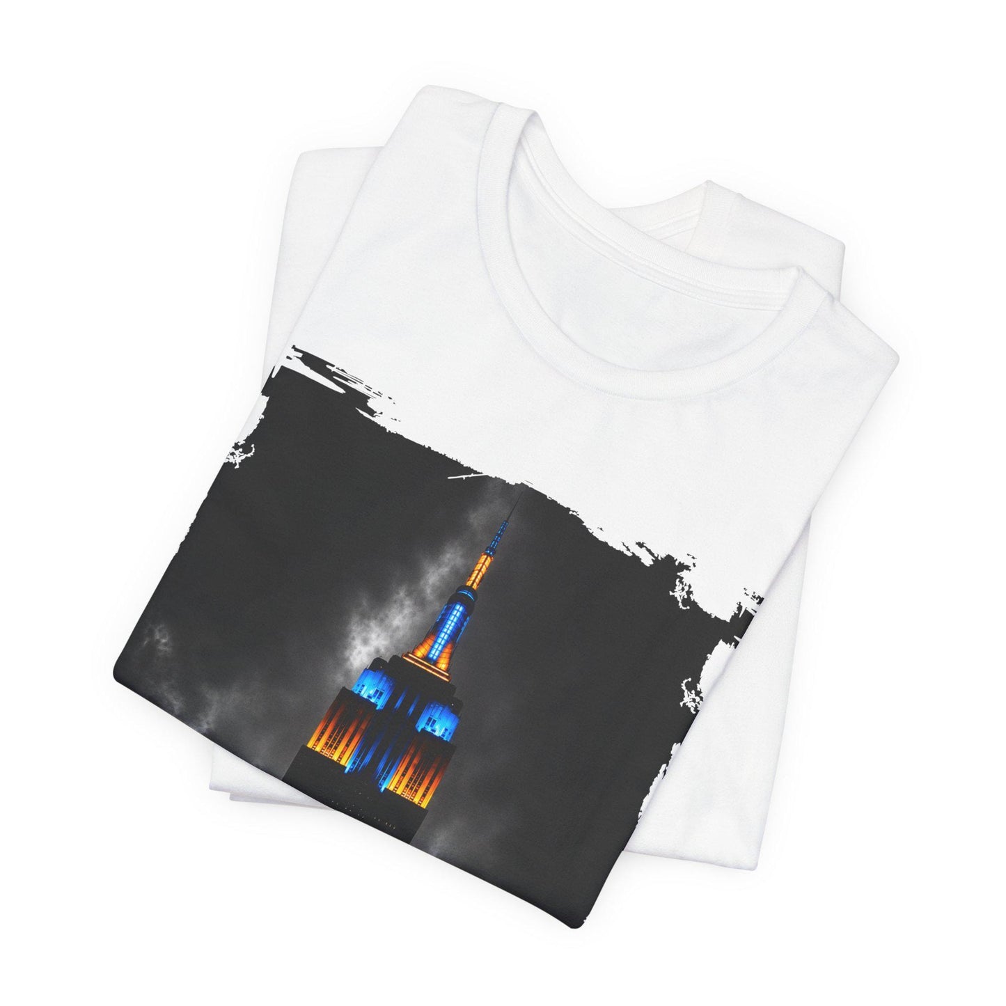 Empire State Building Nightscape T-Shirt, NY Knicks inspired