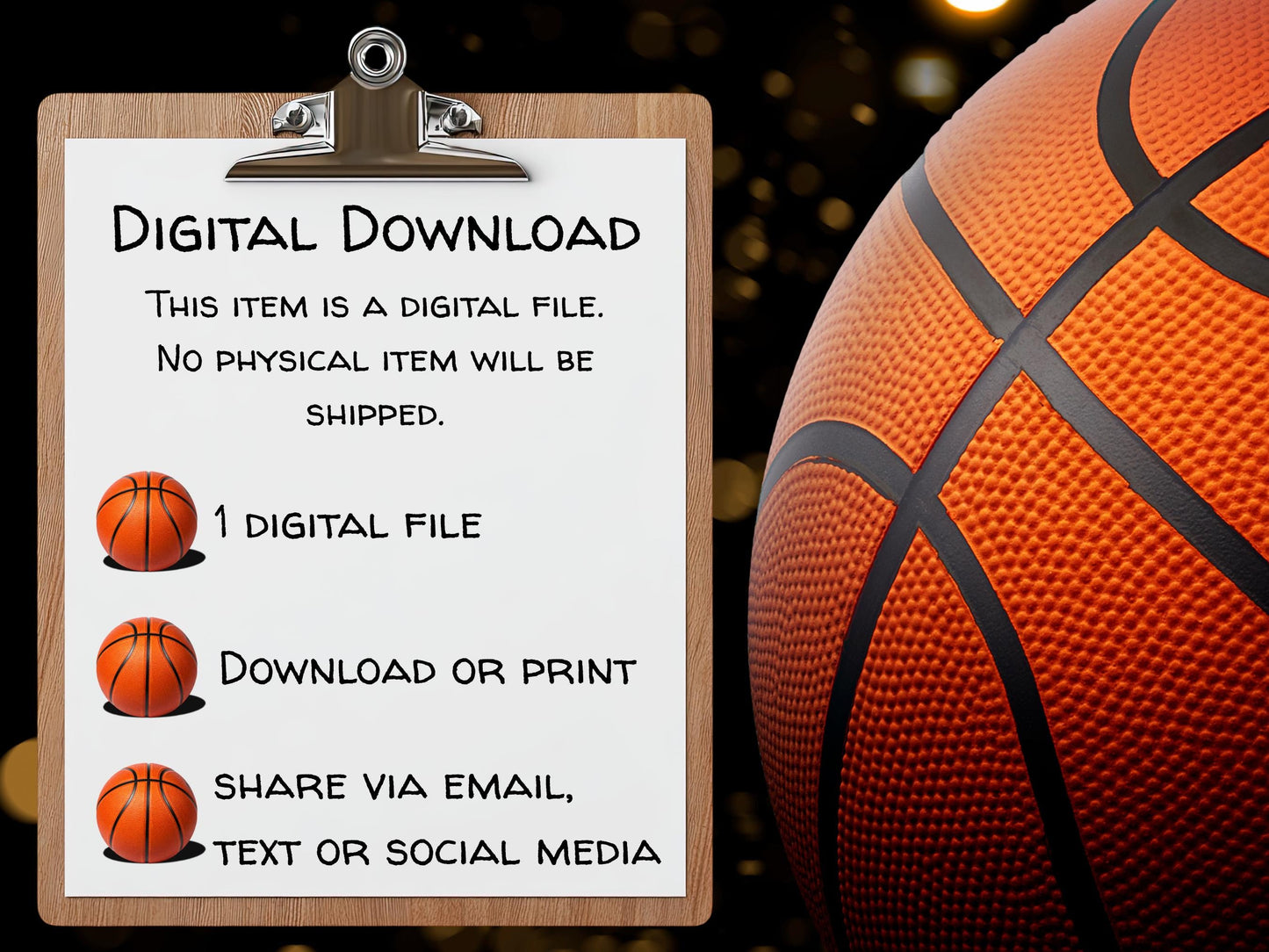 Basketball Ticket Invitation | NY Knicks, Editable Template