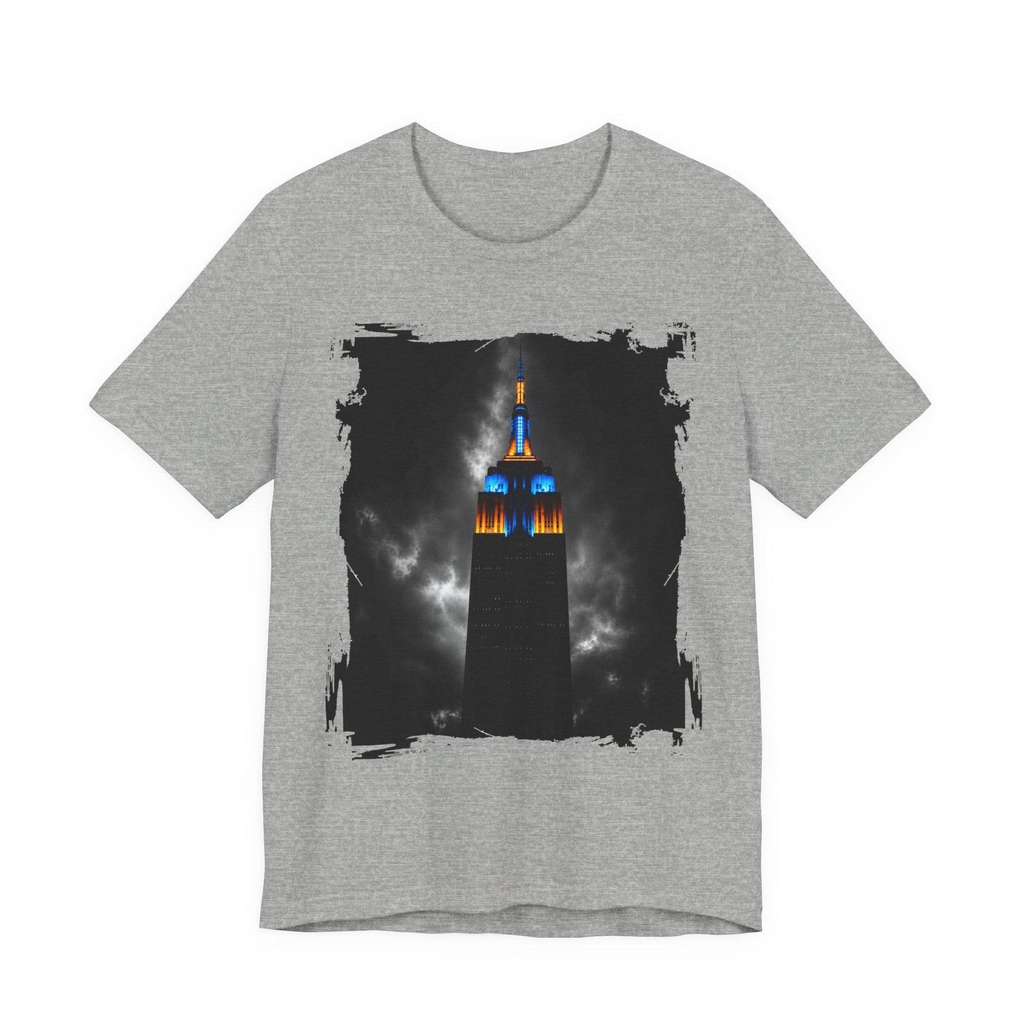 Empire State Building Nightscape T-Shirt, NY Knicks inspired