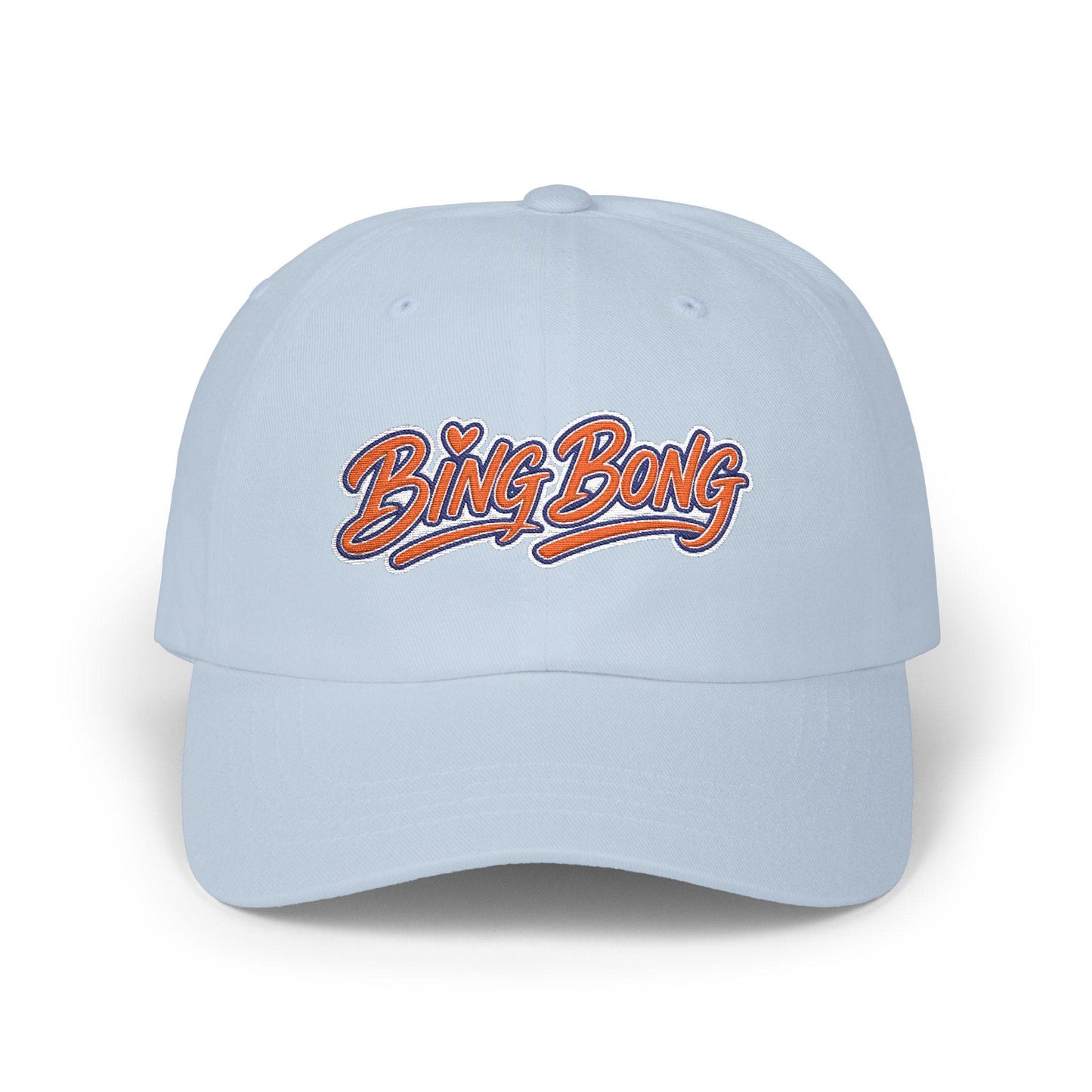 Bing Bong script logo, Knicks inspired Cap, embroidered NY basketball hat