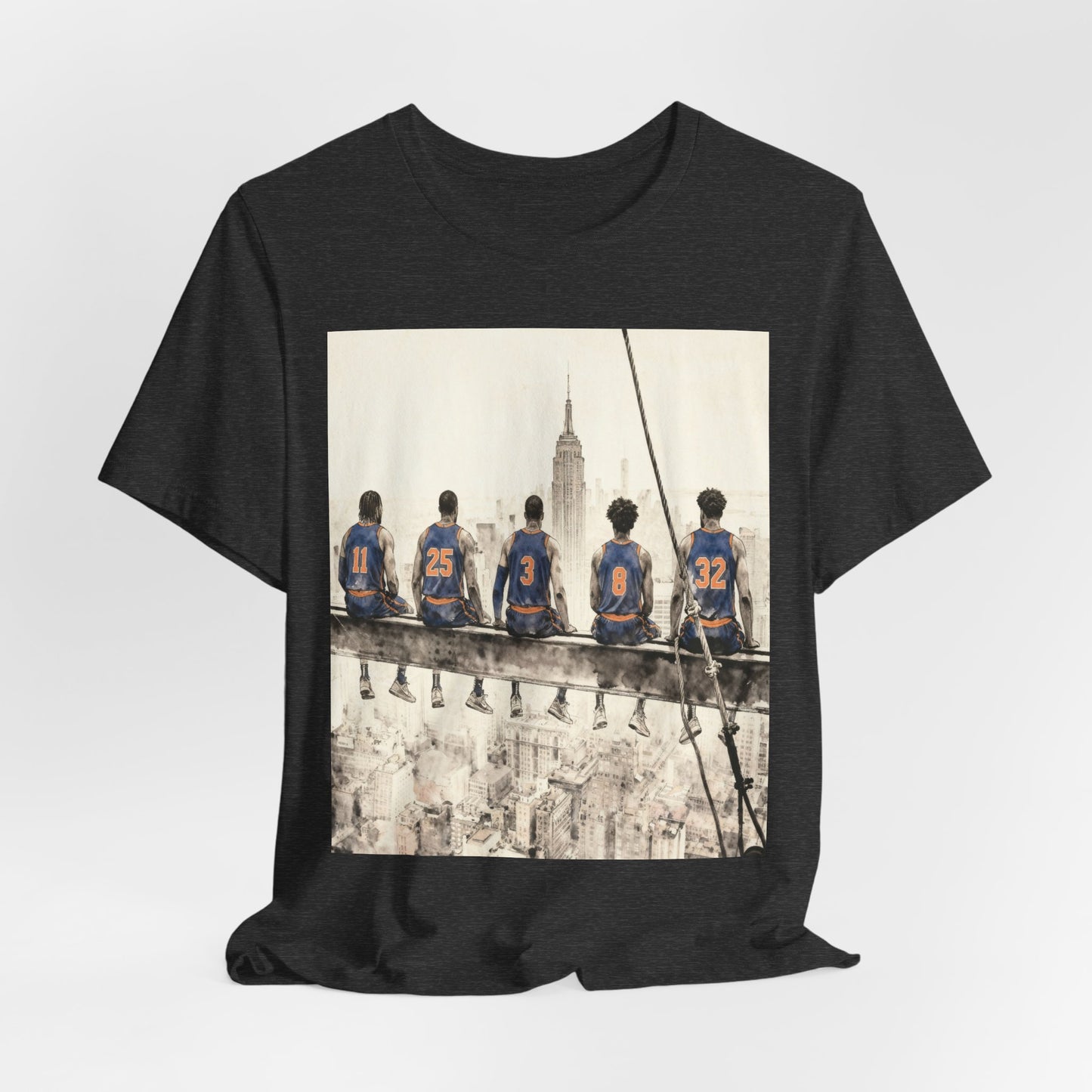NYC Skyline Lunch Crew T-Shirt — Vintage Construction Workers Graphic Tee