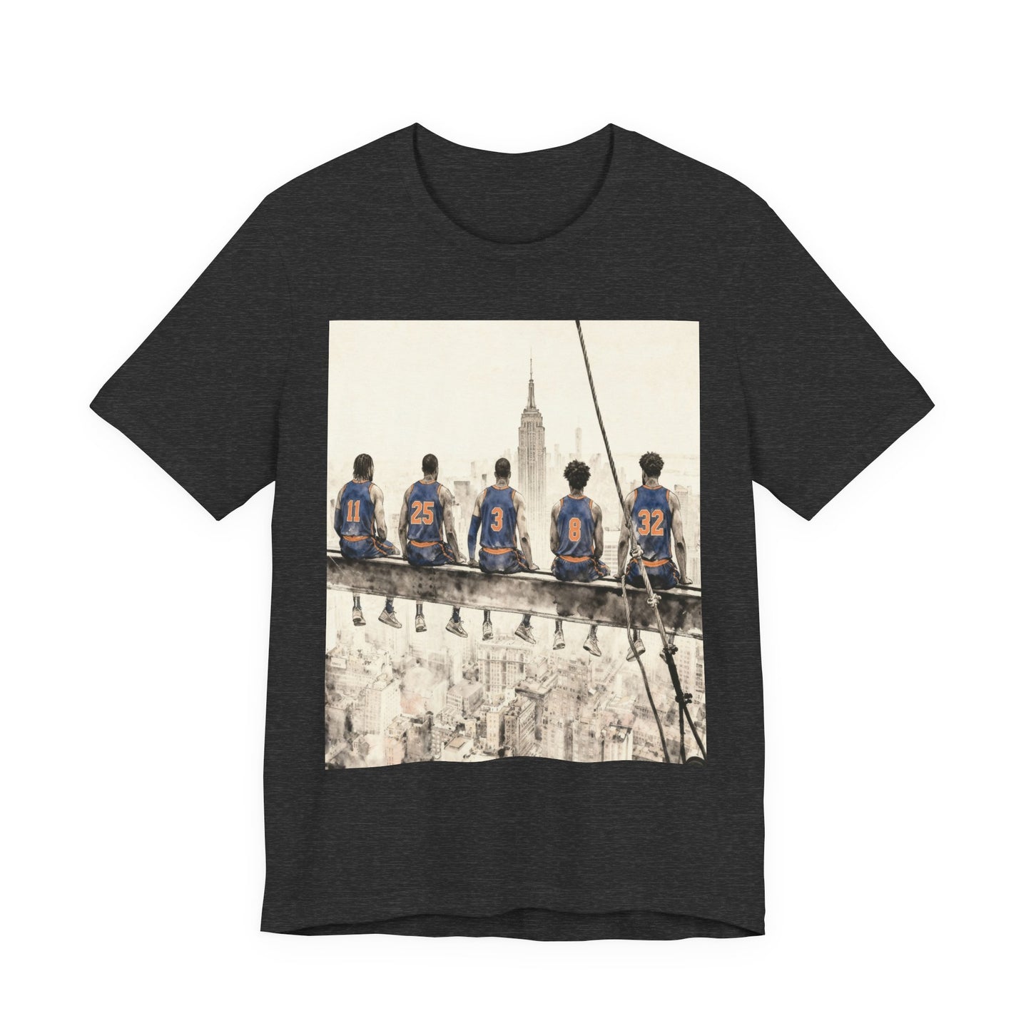 NYC Skyline Lunch Crew T-Shirt — Vintage Construction Workers Graphic Tee