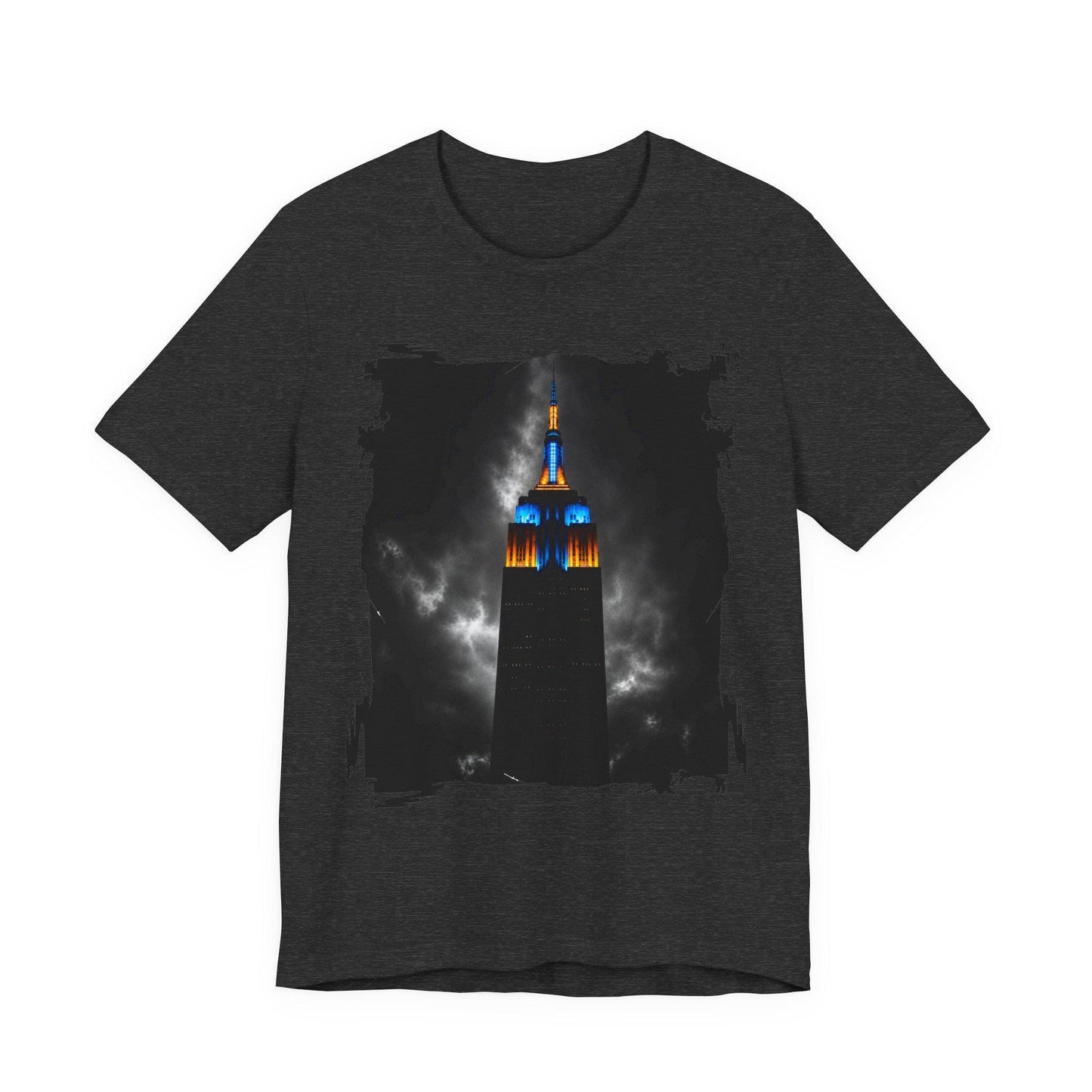 Empire State Building Nightscape T-Shirt, NY Knicks inspired
