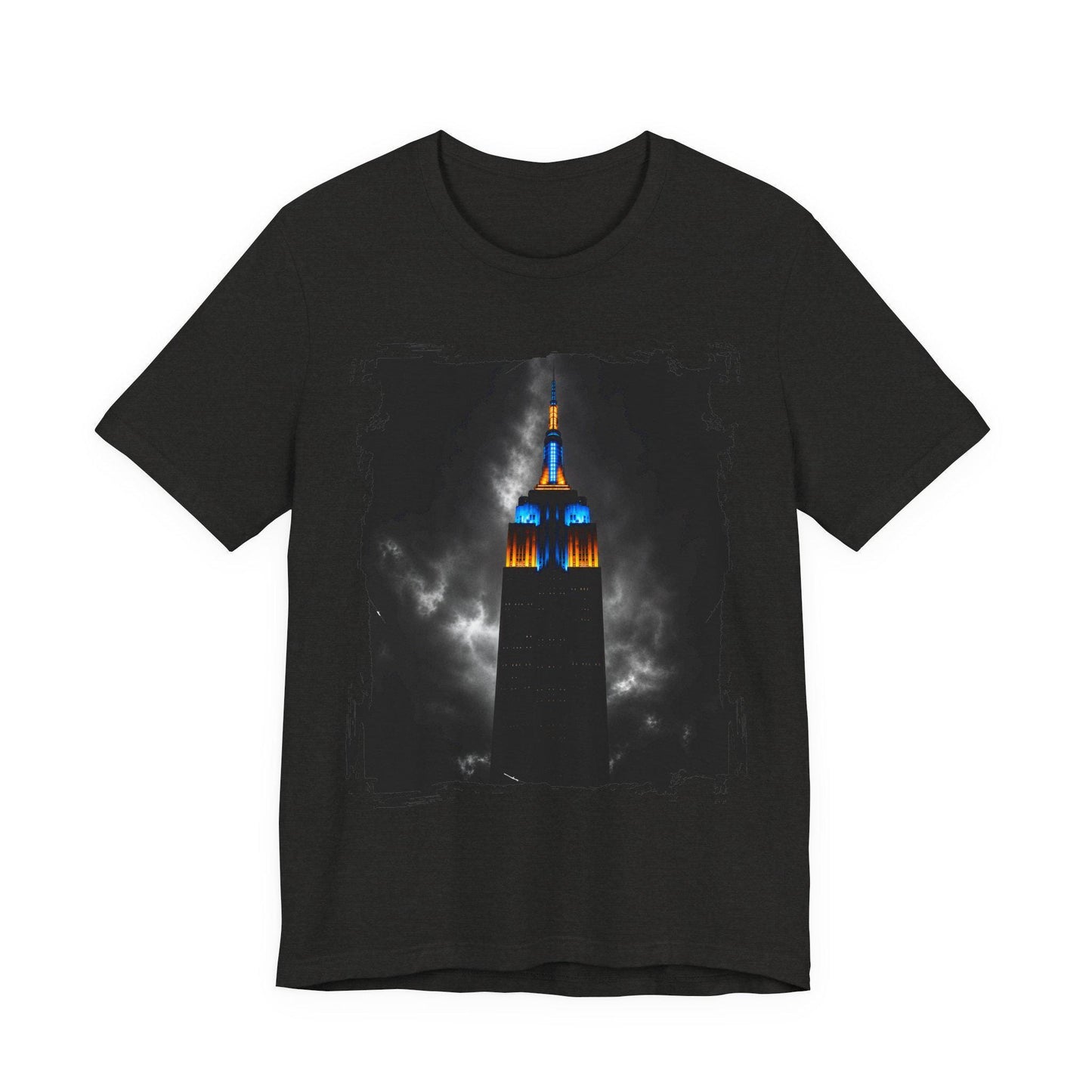 Empire State Building Nightscape T-Shirt, NY Knicks inspired