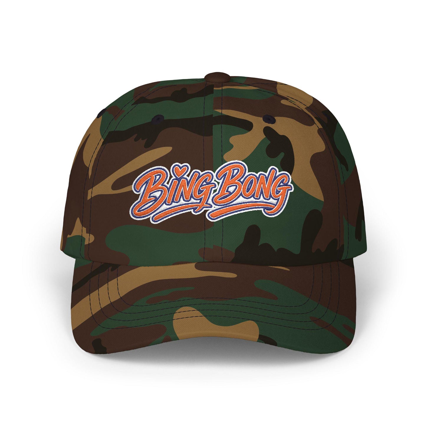 Bing Bong script logo, Knicks inspired Cap, embroidered NY basketball hat